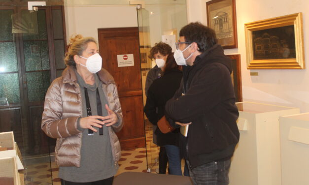 DARIO BALLANTINI IN VISITA ALLA PINACOTECA SERVOLINI DI COLLESAVETTI. IL VIDEO