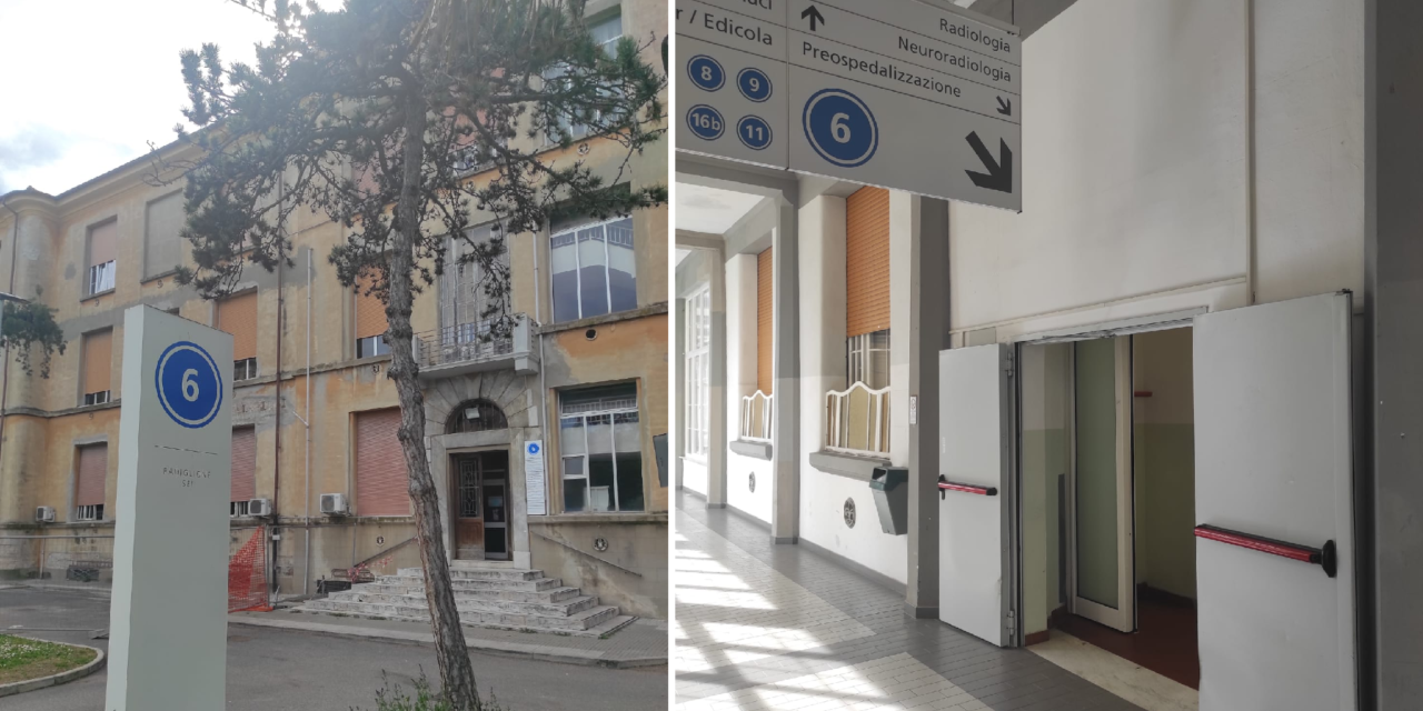 OSPEDALE: CHIUSO AD AUTO E PERSONE L’INGRESSO ESTERNO DEL 6° PADIGLIONE