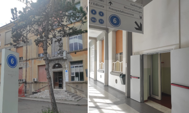 OSPEDALE: CHIUSO AD AUTO E PERSONE L’INGRESSO ESTERNO DEL 6° PADIGLIONE