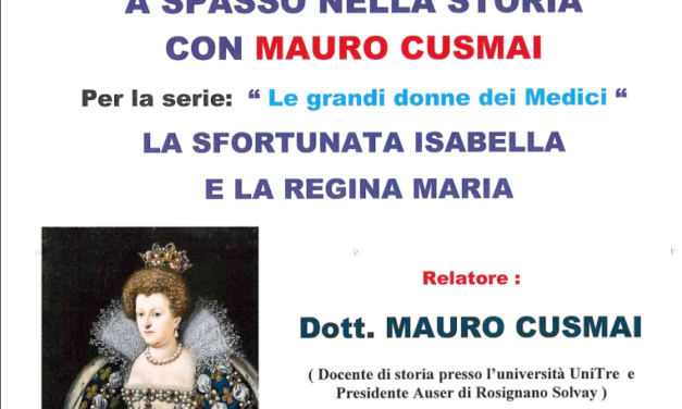 IN BIBLIOTECA A COLLESALVETTI PER PARLARE DE “LA SFORTUNATA ISABELLA E LA REGINA MARIA”