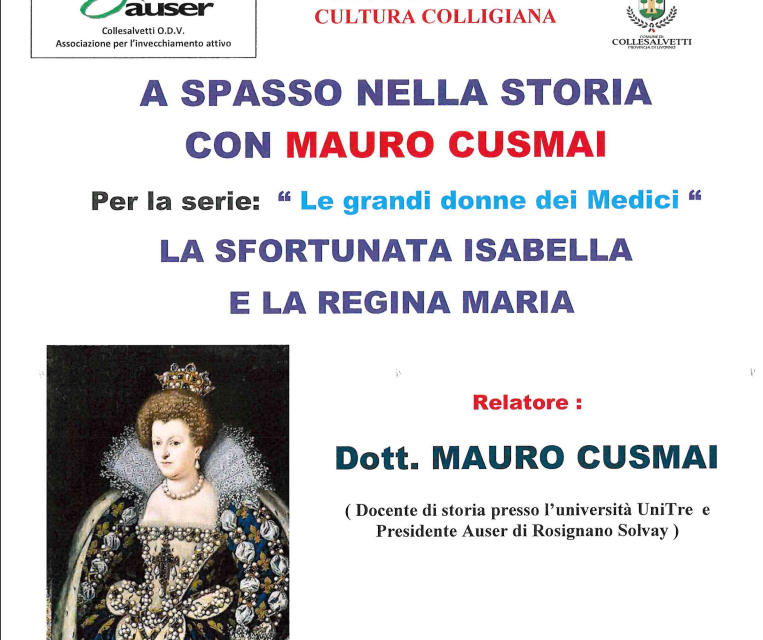 IN BIBLIOTECA A COLLESALVETTI PER PARLARE DE “LA SFORTUNATA ISABELLA E LA REGINA MARIA”