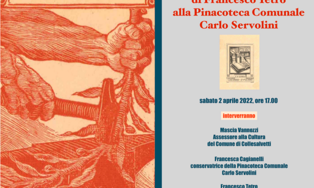 OGGI L’APERTURA STRAORDINARIA DELLA PINACOTECA DI COLLESALVETTI PER LA DONAZIONE DI TETRO