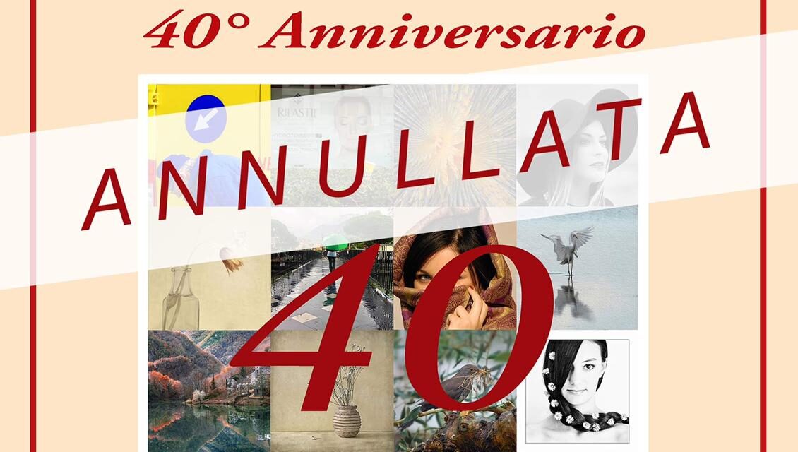 ANNULLATA LA SERATA IN OCCASIONE DEL 40° DEL FOTOCLUB COLLESALVETTI