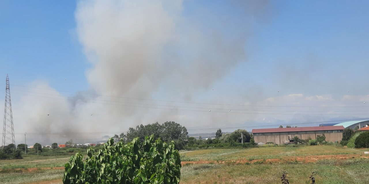 LE FIAMME TORNANO AD ARDERE FRA STAGNO E GUASTICCE: FI-PI-LI CHIUSA FRA INTERPORTO OVEST ED EST