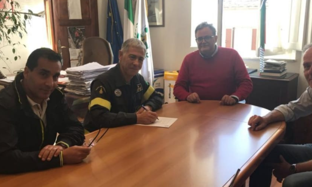 PROTEZIONE CIVILE: FIRMATA LA CONVENZIONE COMUNE DI COLLESALVETTI / VIGILI DEL FUOCO