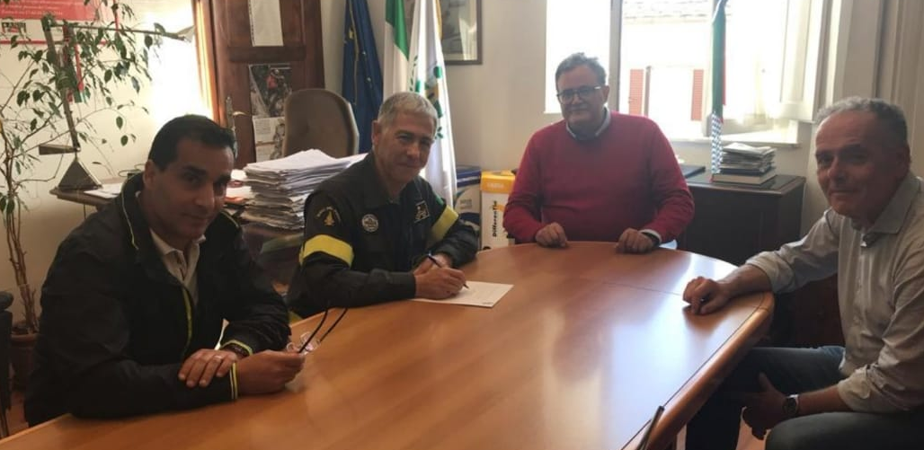 PROTEZIONE CIVILE: FIRMATA LA CONVENZIONE COMUNE DI COLLESALVETTI / VIGILI DEL FUOCO