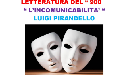 A COLLESALVETTI SI PARLERÀ DE “L’INCOMUNICABILITÀ” – LUIGI PIRANDELLO