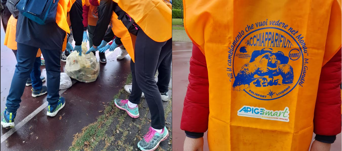 A COLLESALVETTI I RAGAZZI DEL CATECHISMO “ACCHIAPPANO I RIFIUTI” E RENDONO PIÚ DECOROSO IL PAESE