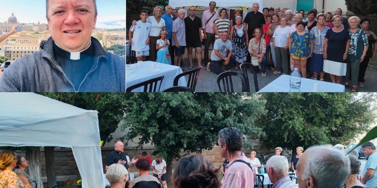 LA COMUNITÀ DI GUASTICCE ABBRACCIA E SALUTA DON SAMUEL