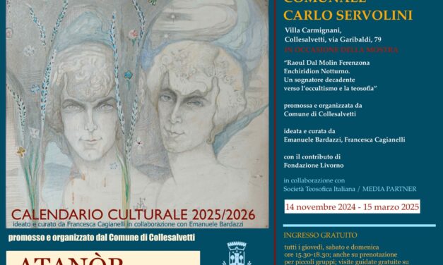 LA PINACOTECA SERVOLINI INAUGURA IL CALENDARIO CULTURALE 2024/2025