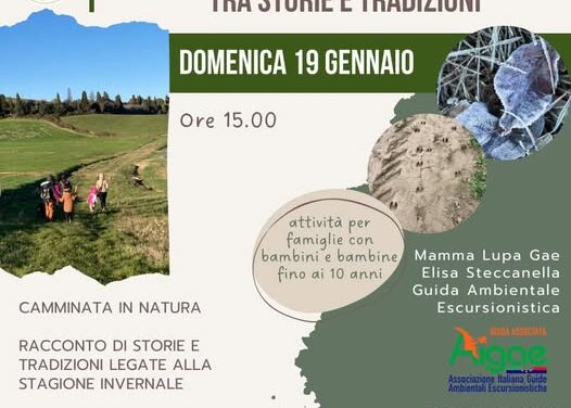 L’INVERNO RACCONTATO ATTRAVERSO LA NATURA: IL 19 GENNAIO IL TREKKING A MISURA DI BAMBINO