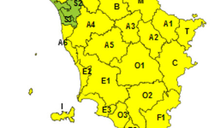 TOSCANA SOTTO L’ASSEDIO DEL GRECALE: ESTESA L’ALLERTA GIALLA PER VENTO E NEVE