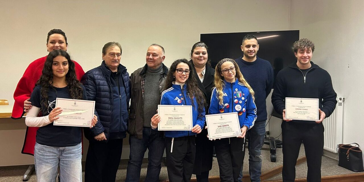 A COLLESALVETTI LO SPORT SI FA PROTAGONISTA: L’AMMINISTRAZIONE PREMIA I TALENTI LOCALI