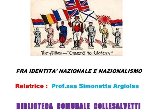 “GLI ITELLETTUALI E LA GUERRA”: NUOVA CONFERENZA ALLA BIBLIOTECA COMUNALE DI COLLESALVETTI