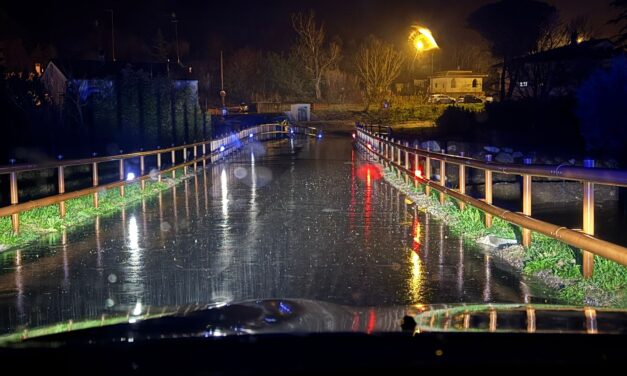 ESONDAZIONE DEL RIO CAFAGGIOLO: DISAGI PER LE FORTI PIOGGE