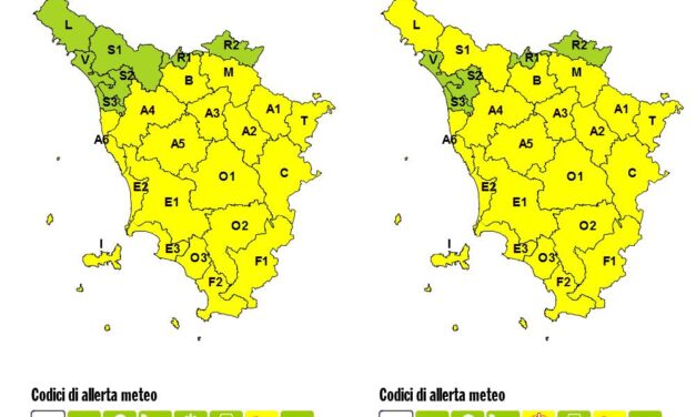 VENTO FORTE: PROROGATA L’ALLERTA METEO FINO A LUNEDÌ SERA