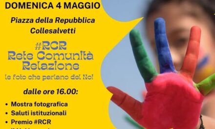 COLLESALVETTI, LA COMUNITÀ IN UNO SCATTO: PIAZZA DELLA REPUBBLICA SI FA GALLERIA A CIELO APERTO CON #RCR