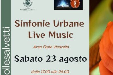 “SINFONIE URBANE” ANIMERÁ LA SERATA A VICARELLO SABATO 23 AGOSTO
