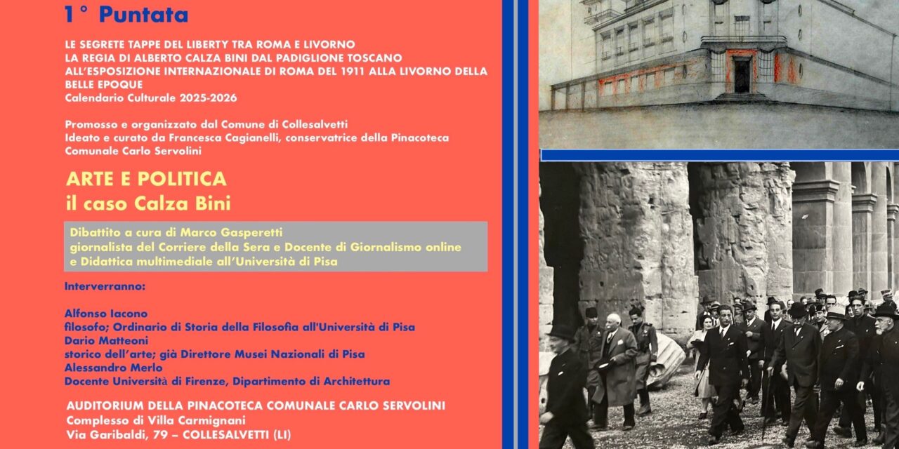 “LE SEGRETE TAPPE DEL LIBERTY”: A COLLESALVETTI LA PRIMA PUNTATA DEL CALENDARIO CULTURALE 2025-26